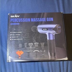 Blue Percussion Massage Gun